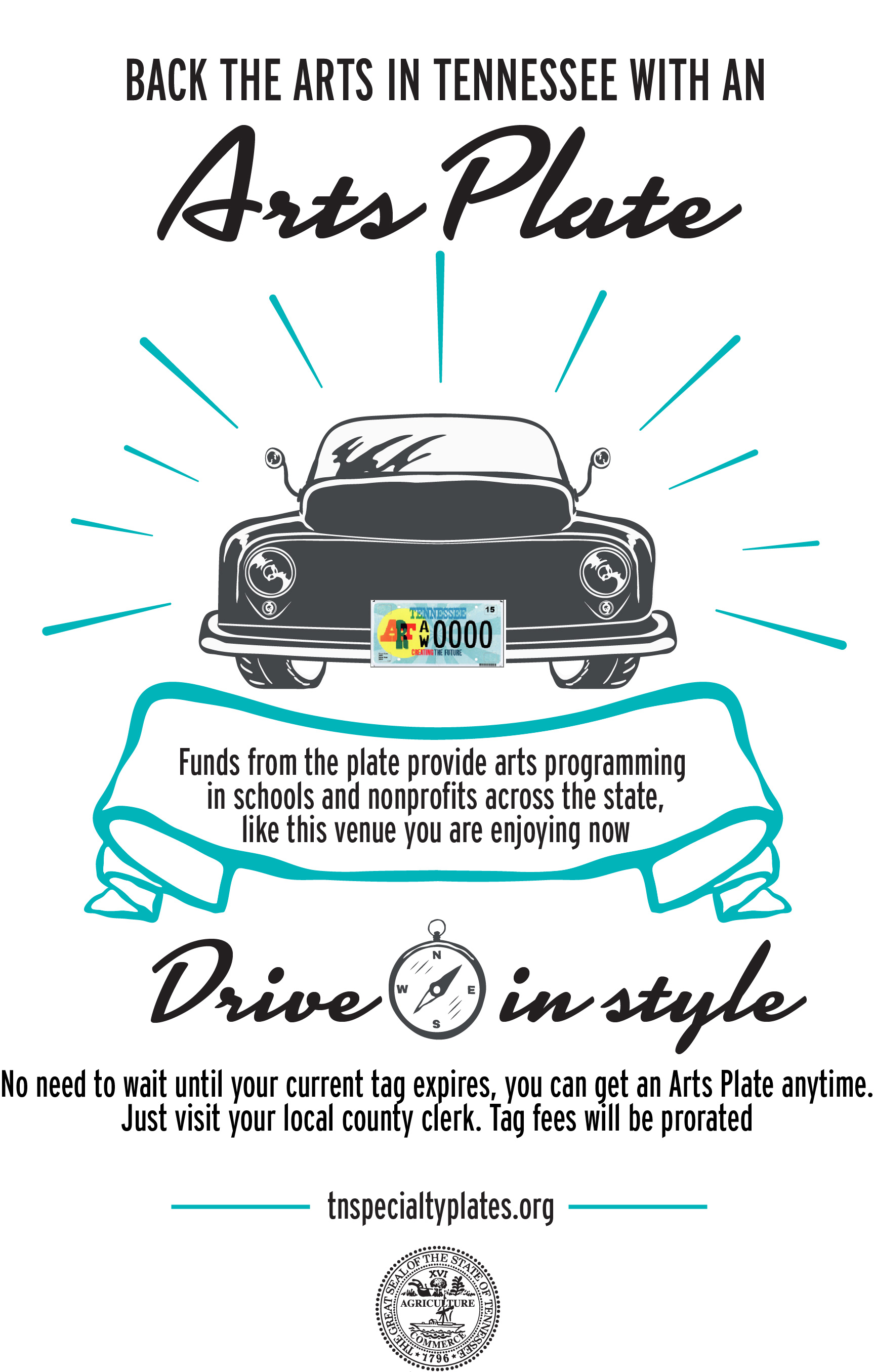 Spring 2016 Campaign TN Arts Commission — TN Specialty Plates